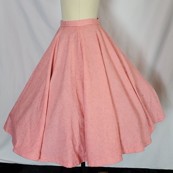 Poodle circle skirt, 50's,, S/M, costume pink - Picture 4 of 8
